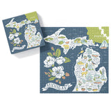 Illustrated Michigan Map Puzzle