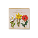 Garden Study Enamel Paper Clip Set