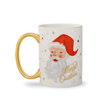 Winking Santa Claus Porcelain Mug