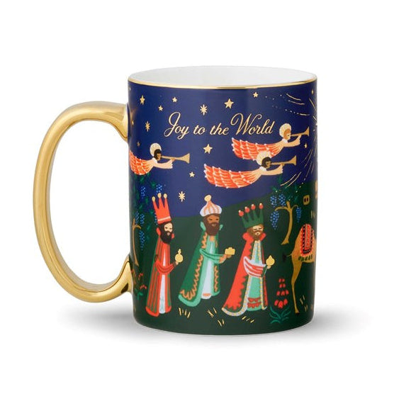 Nativity Scene Porcelain Mug