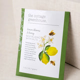 Lemon Blooms and Honey Bath Salts | The Cottage Greenhouse