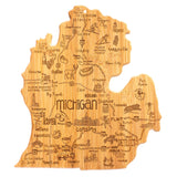 Michigan Shaped Serving and Cutting Board