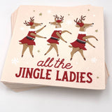 Jingle Ladies | Holiday Cocktail Napkins | 20ct