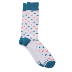 Socks That Find a Cure | Gray Hearts