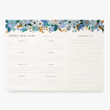 Garden Party Blue Weekly Meal Planner