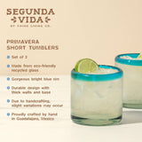 Primavera Recycled Short Tumbler | Set of 2