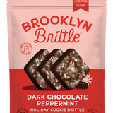 Dark Chocolate Peppermint Cookie Brittle