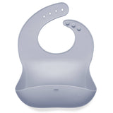 Silicone Roll up Baby Bib | Pebble